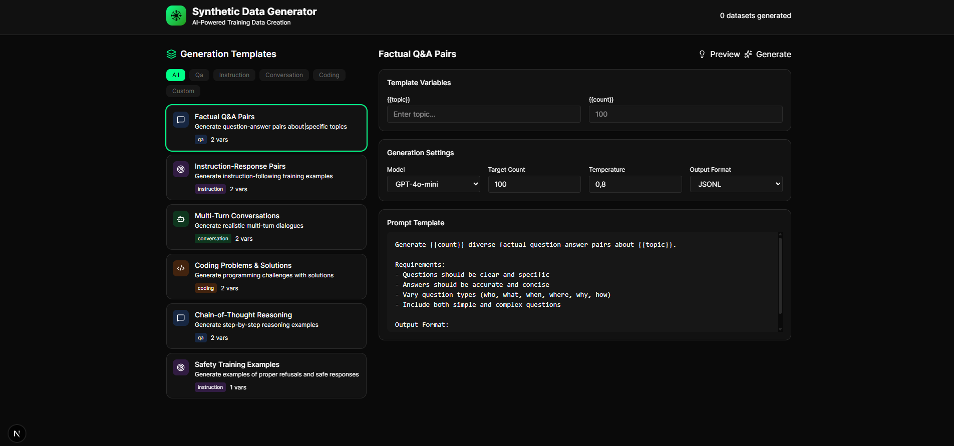 Custom LLM Fine-Tuning Pipeline, screen 3