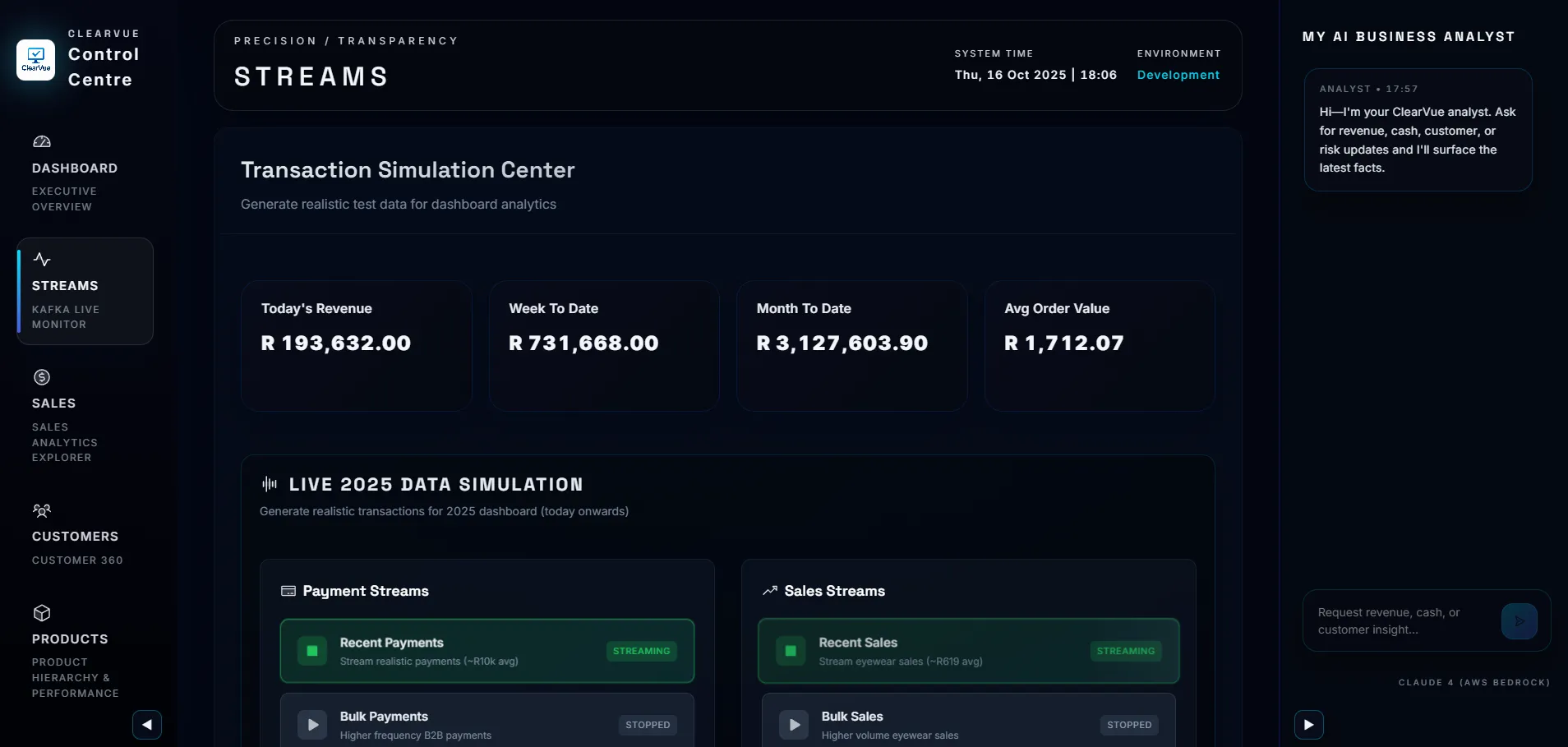 ClearVue Dashboard Analytics, screen 9