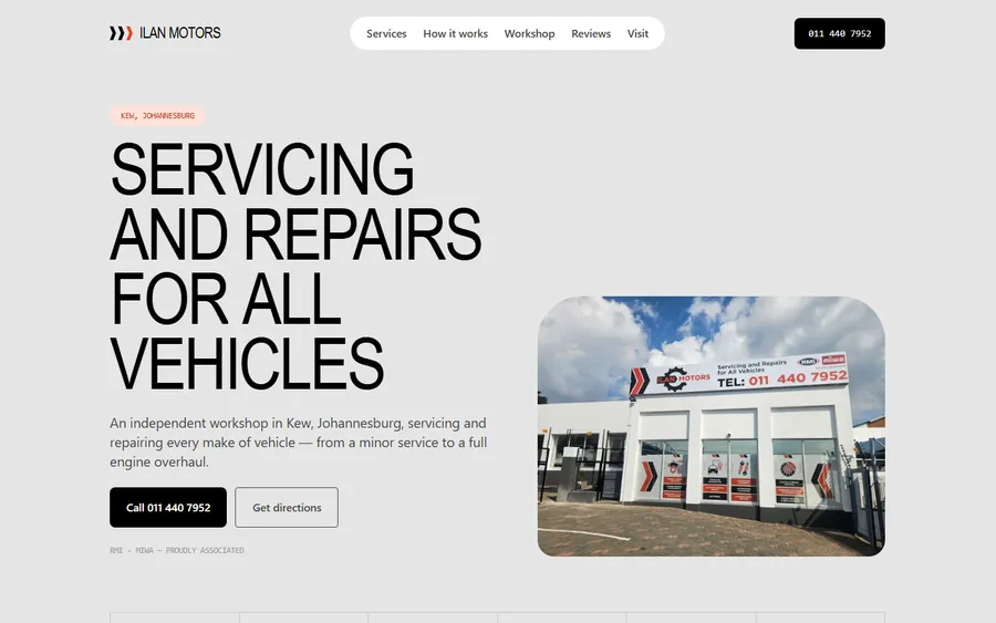 Ilan Motors cc website